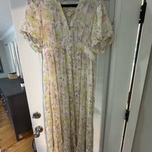 Saltwater LUXE Pastel Floral Dress